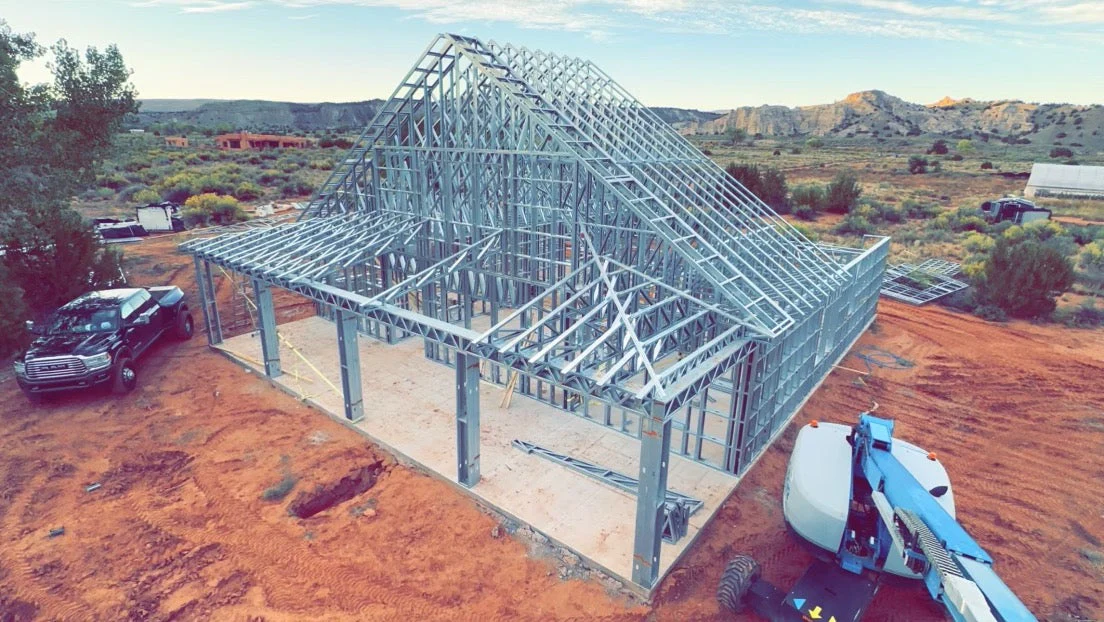 Aerial barndo steel kit in Kentucky