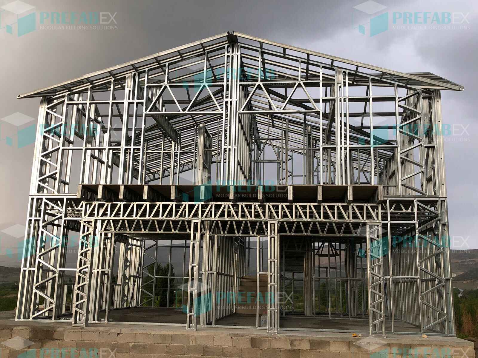 Two-story barndominium kit in Kentucky